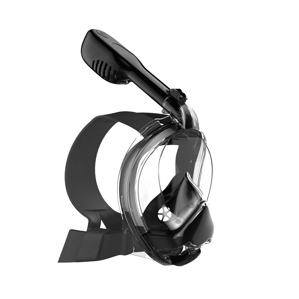 Airfresh Breathing System Dive Mask Anti-Fog Anti-Leak Snorkel Mask Full Face with Camera Mount