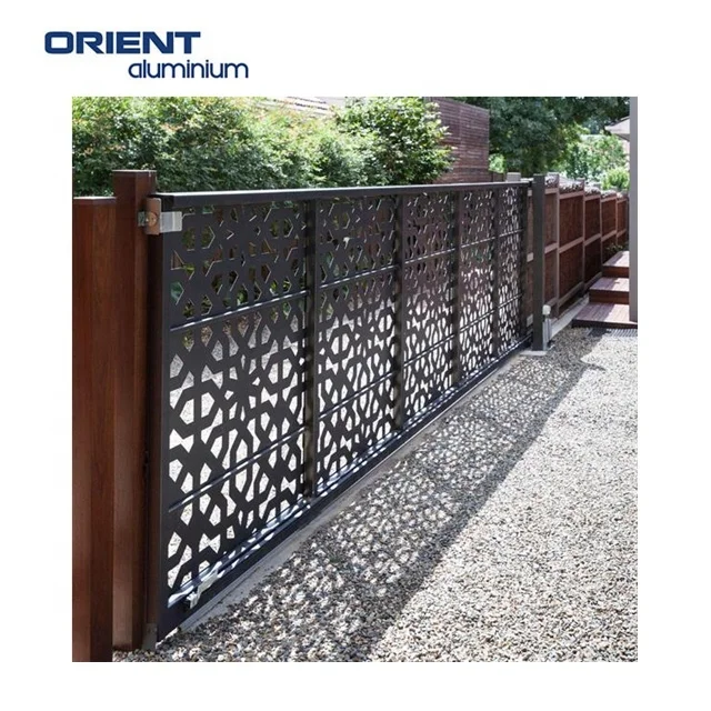 Декоративная панель для ограждения из листового металла Corten
