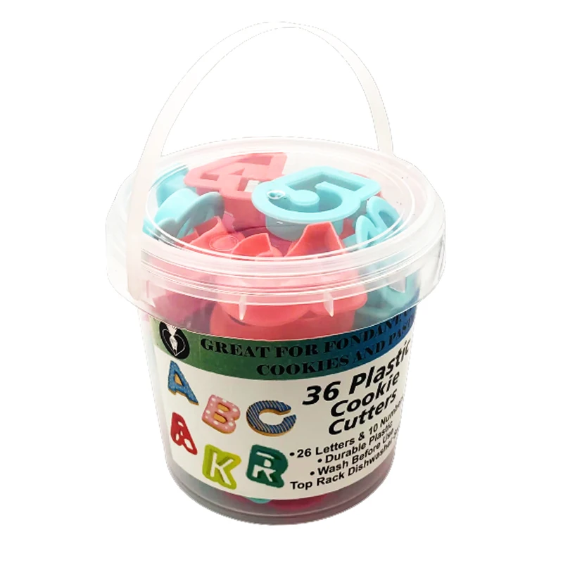 26 Plastic Alphabet Letter Cookie Biscuit Fondant Cutter Mold And Cookie Cutter Set