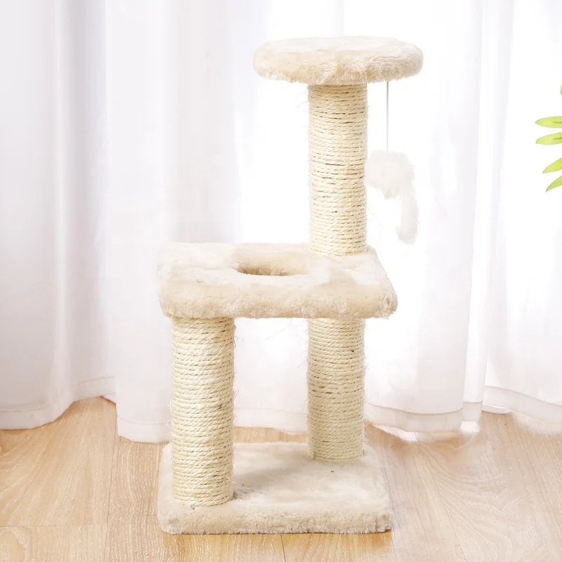 Pet Products Scratch Furniture Scratcher Cat Scratching Guards Scraper Supplies Home Decor Multi-Level Cat Tree Climbing Frame