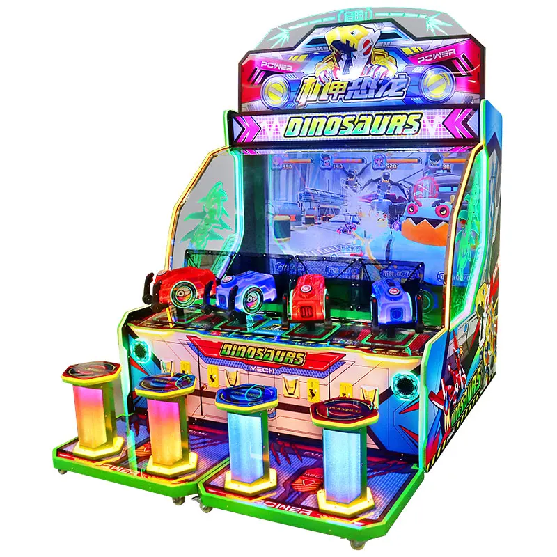 electronic games machine for kids arcade-game-machin coin-operated guangdong video game machine of guangzhou shooting dinosaur