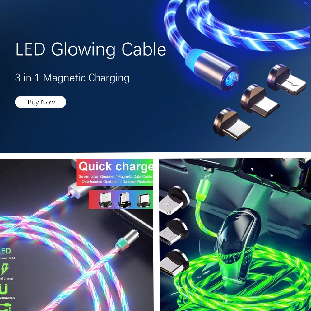 
28AWG USB 2.0 Shielded 2 Device Swivel Charging Magnetic Cable 