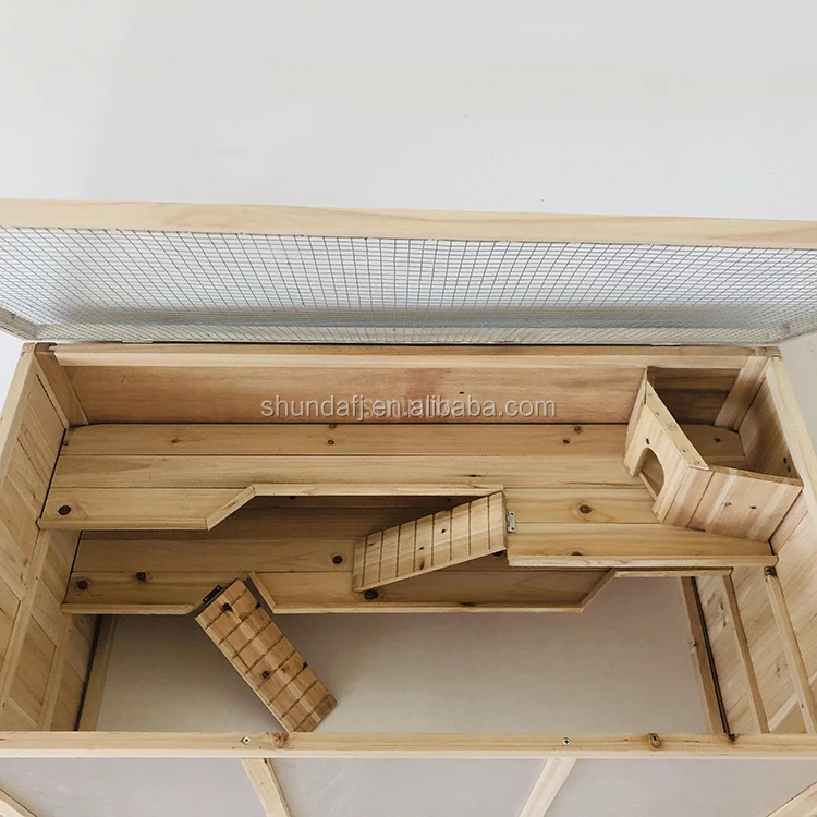 SDHC002 Pet cage hamster wooden house hamster house hamster cages big for sale