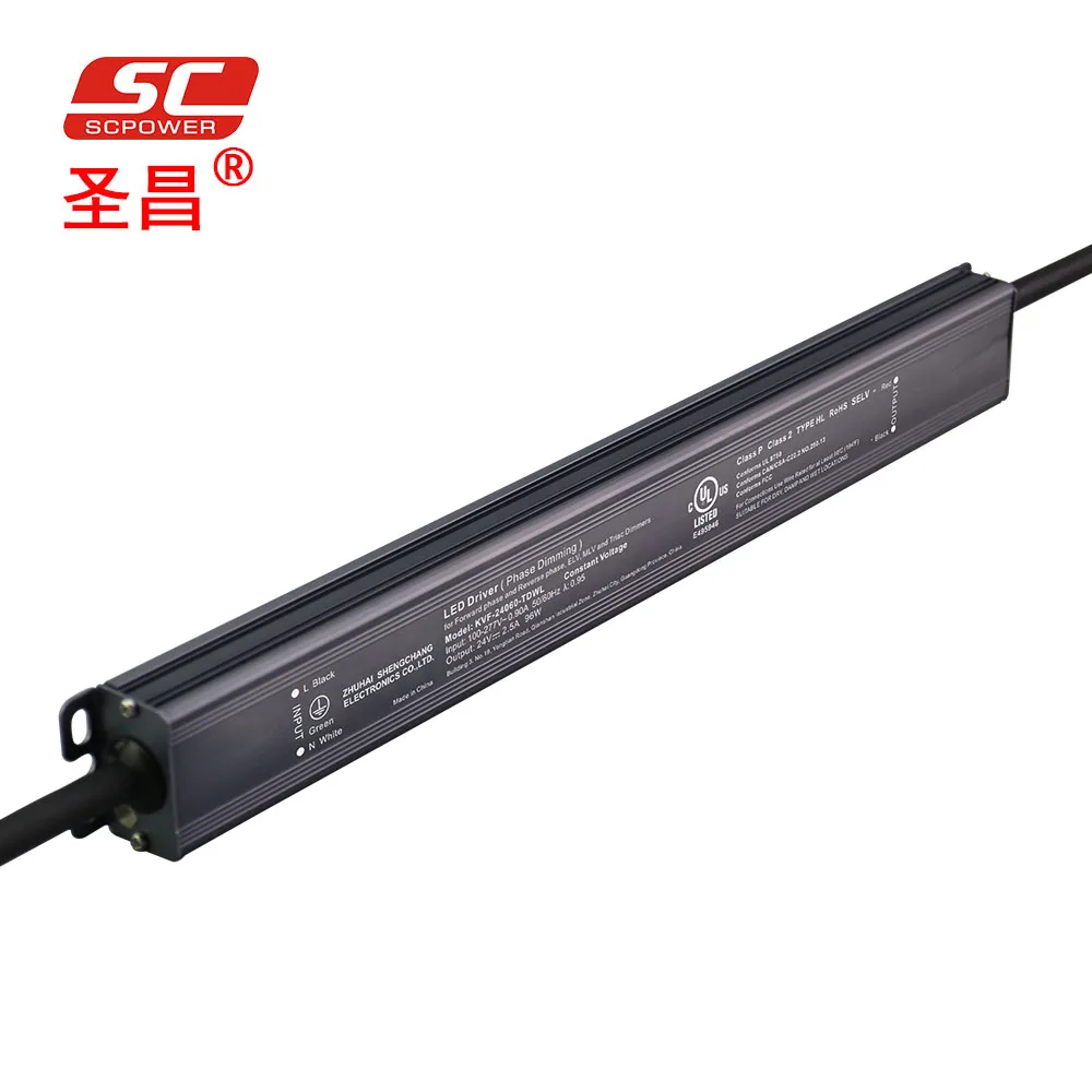 ultra slim power supply triac led driver outdoor ip66 led driver 12v 60w cabinet slim