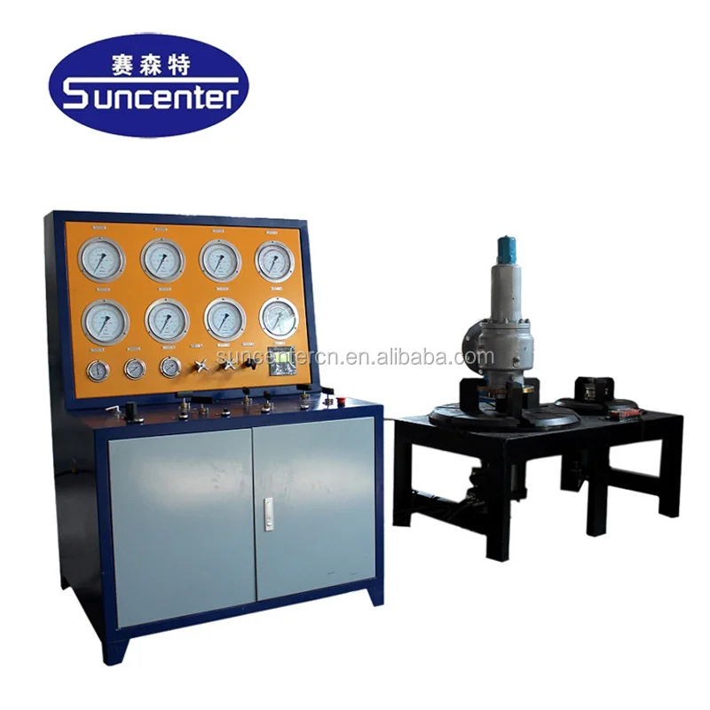 Suncenter DN15-DN400 range max 600 bar pressure safety valve test bench