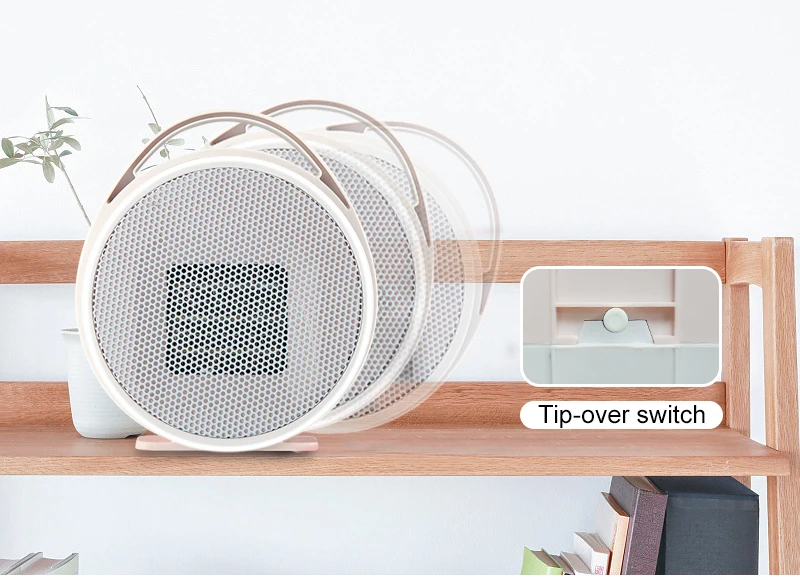 
Portable Electric Room Fan Heater Mini Ceramic Space Heater For Home Office 