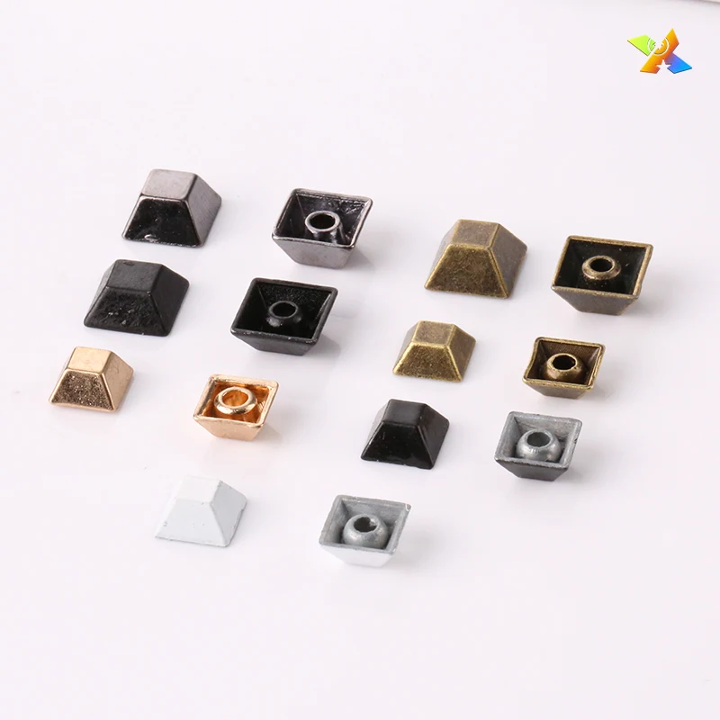 custom metal alloy decorative blind stud metal leather rivet for leather bag