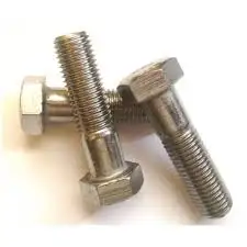 HBLJ Half Screw Black Oxide Din 931 8 Grade Nut Threaded 12 Head Bolts Astm 933 Perno Hexagonal Unf Thread Unf Hex Bolts