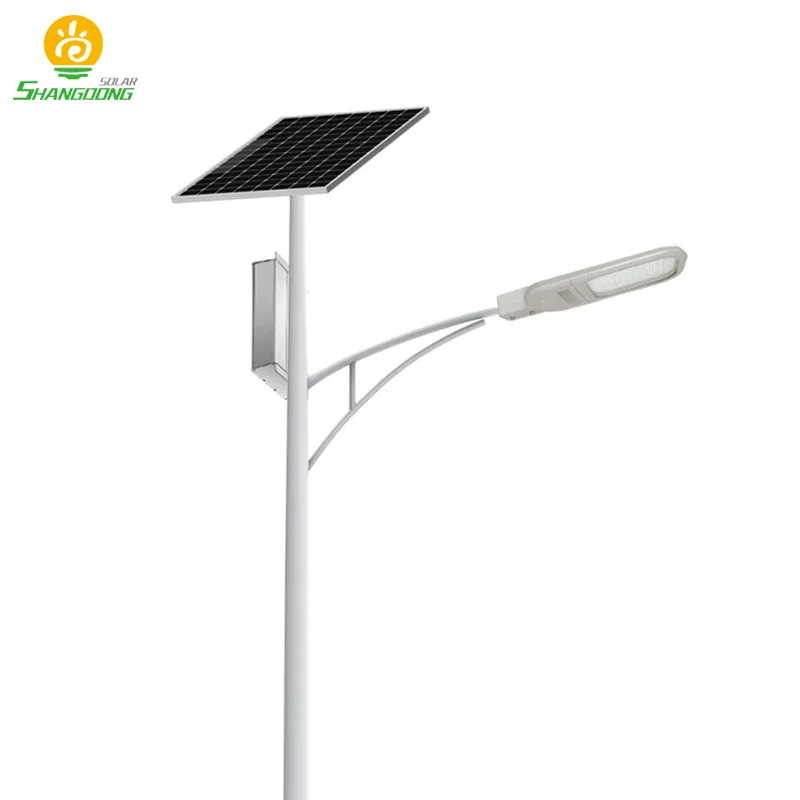 
Power 60W Outdoor Lamppost LED Solar Street Light 