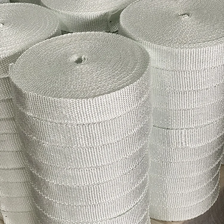 Thickness 1.5mm Thermal Insulating Fiberglass Braided Ribbon Tape
