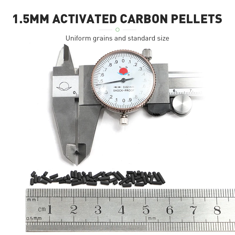 1.5mm - 6mm Air Treatment Coal Based Activated Carbon Pelletized