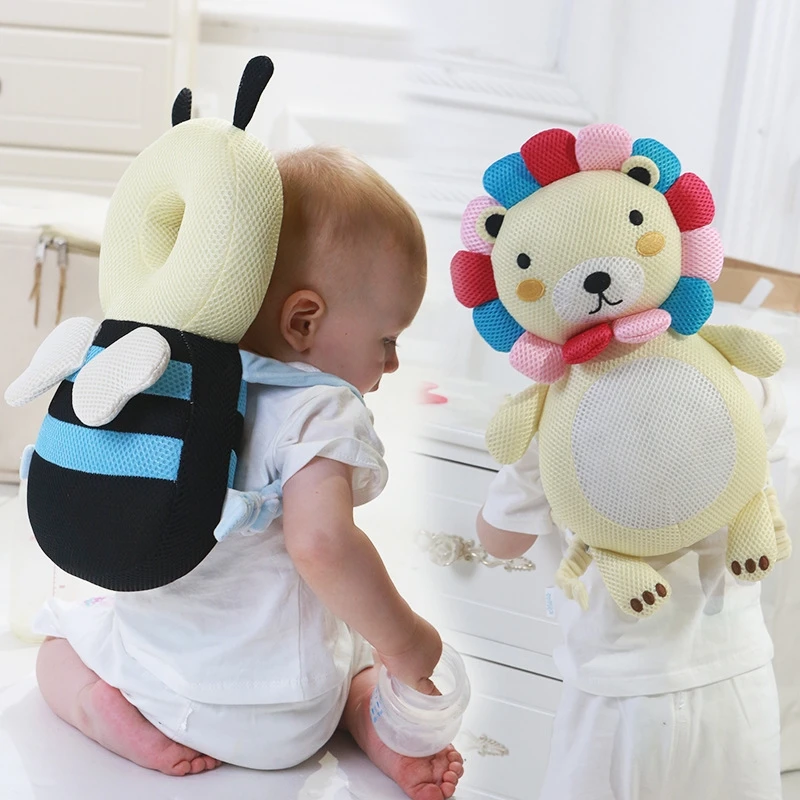 
Baby anti-fall head protection cushion Summer breathable baby anti-fall pillow Headrest child toddler cap New product 