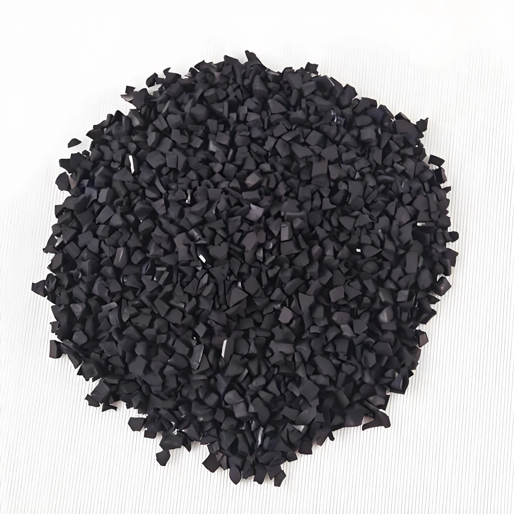 Black SBR Recycled EPDM Rubber Granules for Soccer Field Runway Playground Football Field Infill