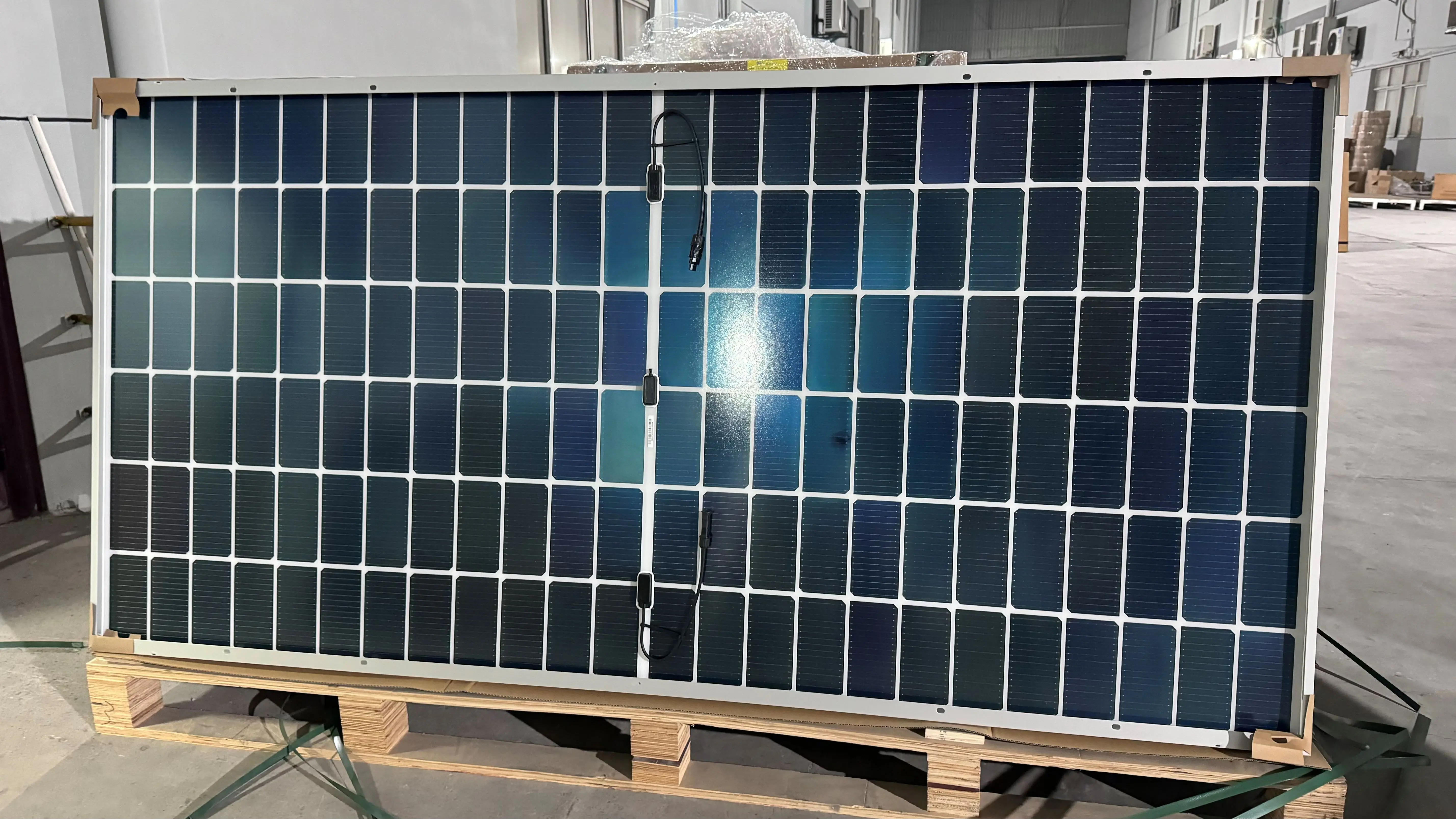 PowittSolar Panels Mono 400 500 600 670 W Wp Watt All Black Half Cell Monocrystalline Bifacial double glass Solar Panel