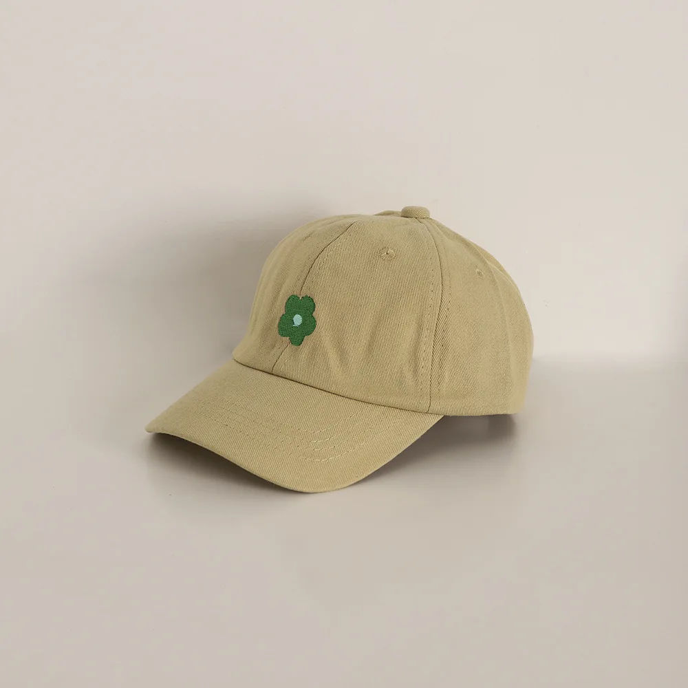 MTBB Kids Relaxed Fit Strapback Cap 2022 Unstructured Soft Cotton Flower Adjustable Hat Girls 2-4Y