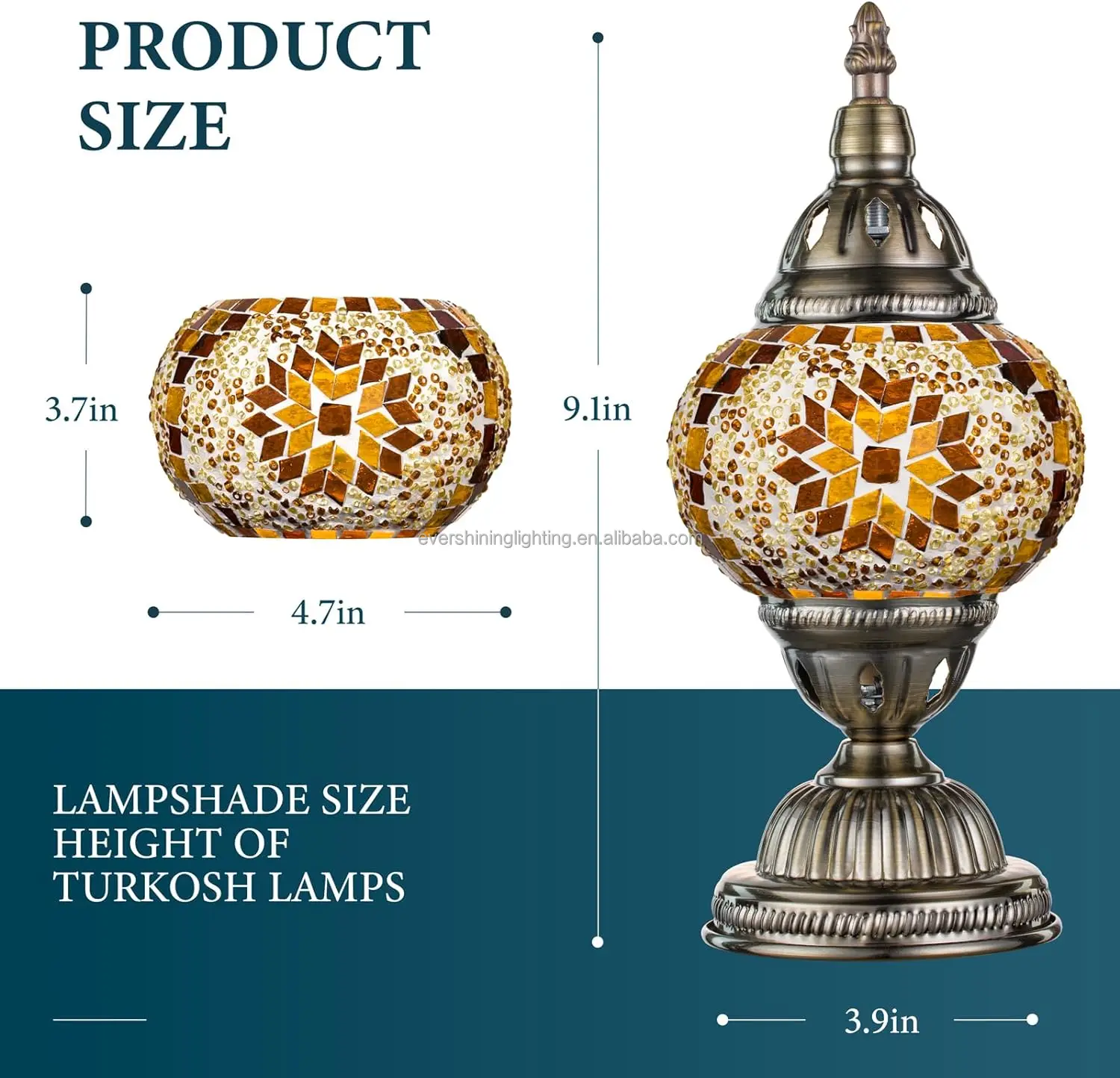Marrakech Handmade Glass Turkish Mosaic Lamp Kit DIY Mosaic Table Lamp Home Craft Kit