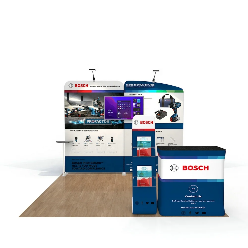 Custom Standard Exhibition Booth System Tradeshow Led Manufactures