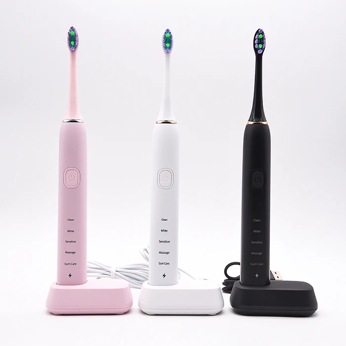 Or-Care Portable Whitening Sonic Electrical Rechargeable Toothbrush with Wireless Charger