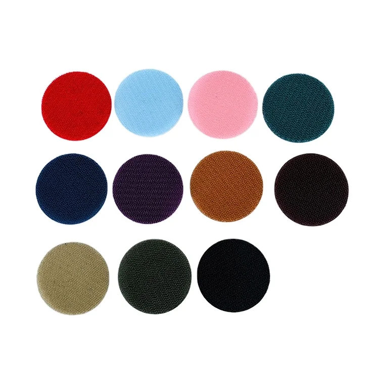 Custom Various Shapes Colors 3M Round Velcro Bulk Velcro Tape Self Adhesive Pair Velcro Dots