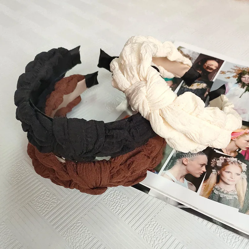 New Design Customized Winter Hairband wide brimmed soft headband accessories