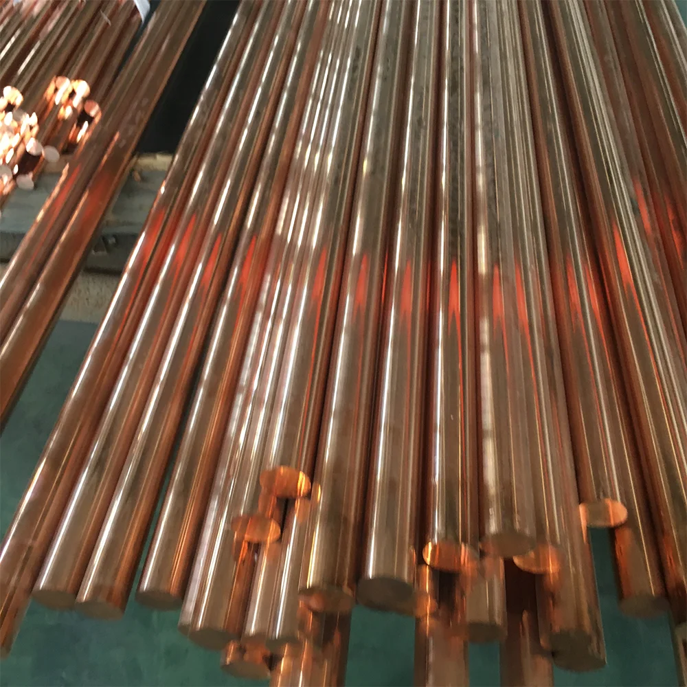 Fast Delivery Welding Punching Conductive Round 8mm Wire Copper Bars/rods