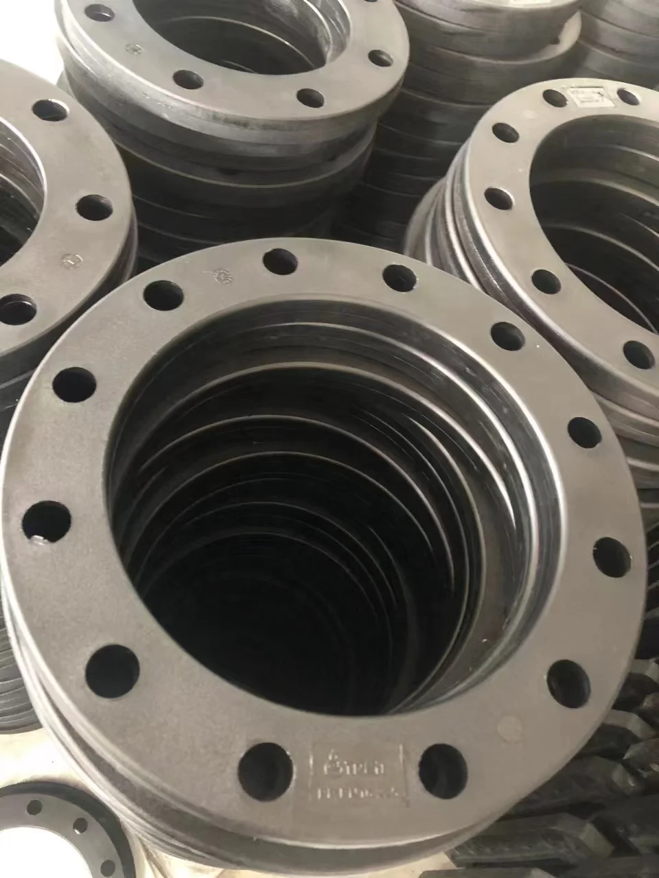 Hot selling Plastic Pipe Fittings pp coated steel tapped flange factory