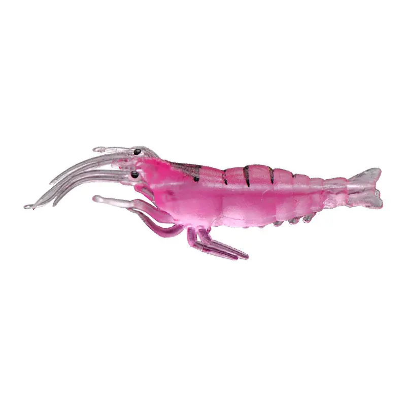 4.5cm 1g five colors  luminous realistic shrimp lure crazy shrimp lures shrimp fishing lure