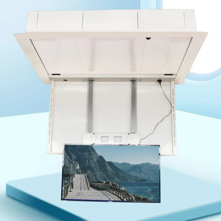 Wholesale Vesa Intelligent Flip Down Ceiling TV Bracket Mount with Remote/Central/Wired 3 Control way