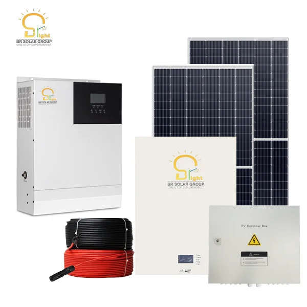 BR SOLAR 20kw 25kw HYBRID PV SYSTEM Solar Power System 30kw 40kw 50kw PV generation SYSTEM