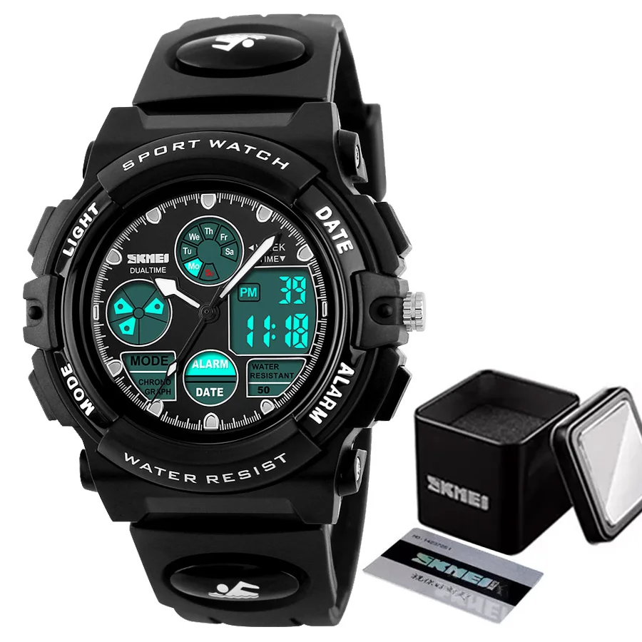 Hot Sale Skmei 1163 Cool Multifunctional Student Digital Watch Boy Girl Watch Sports Waterproof Kid Watch