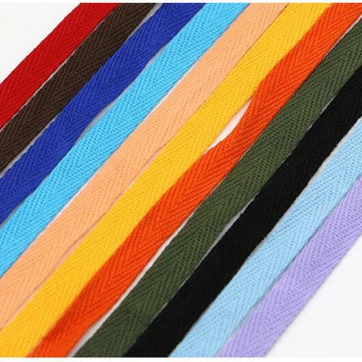 Colorful twill cotton tape