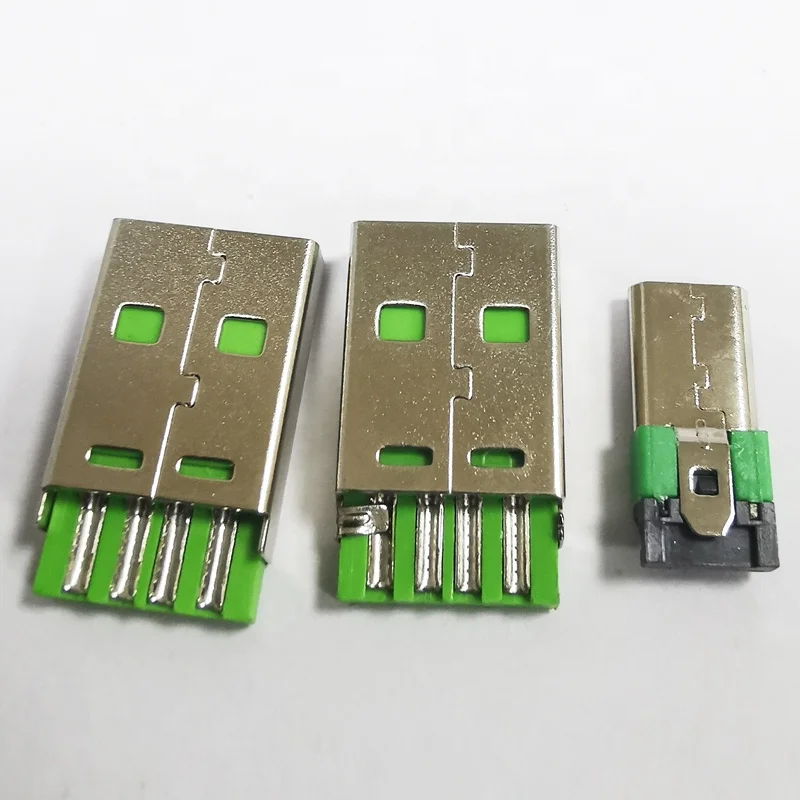 
usb e A male connector 3 amp C7025 and micro 3A 