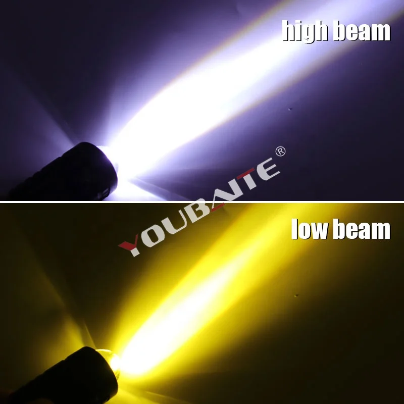 Горячая Распродажа водить мотоцикл Spotlight 6000lm мото фар 12v светодиодные фары Противотуманные пятна головного света система освещения