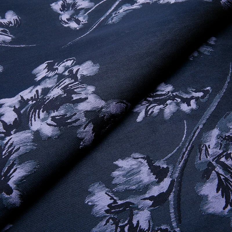 TDD559M-L Modern Design Textile Elastic Satin Polyester Jacquard Fabric