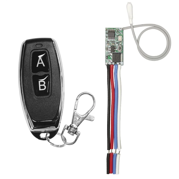 Универсальный беспроводной пульт дистанционного управления, 433 МГц, 12 В, 24 В постоянного тока, релейный приемник мини-размера, 433,92 МГц, комплект «сделай сам» для светодиодной подсветки