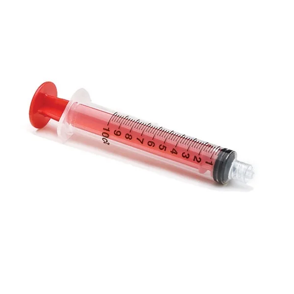 Colored Plunger Polycarbonate Syringe