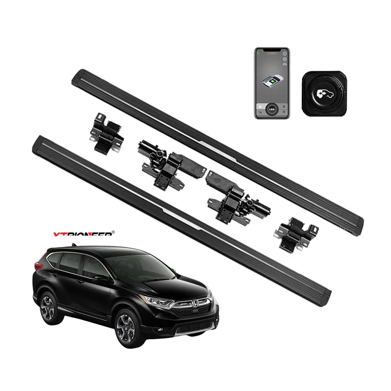 YTPIONEER All Models Anti-Slippery Anti-Rust Steel Side Step Running Boards For CRV 2014 2017