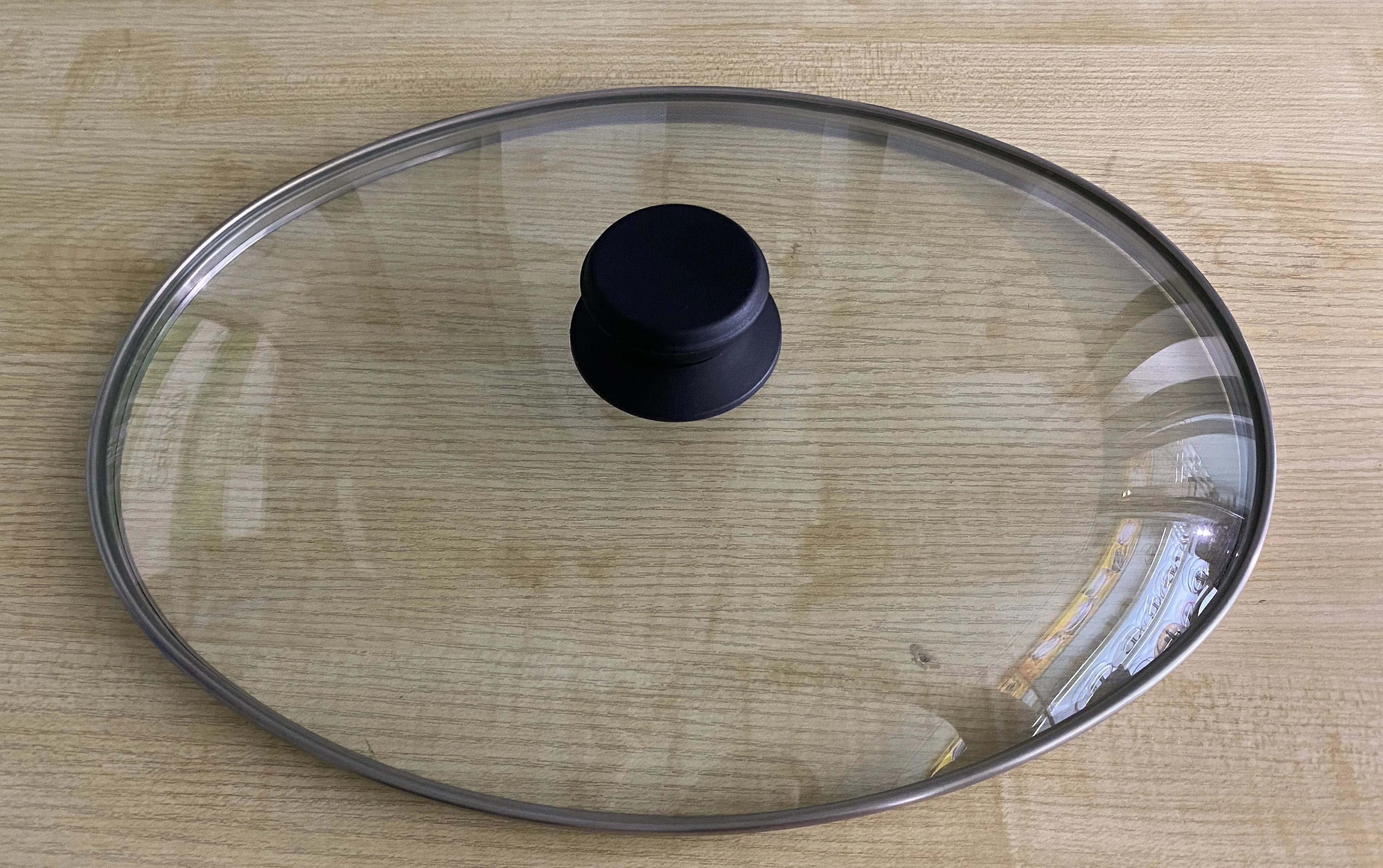Pot Lid Kadai In Oven Stainless Steel Pots Cookware 20 Cm Glass With 4mm