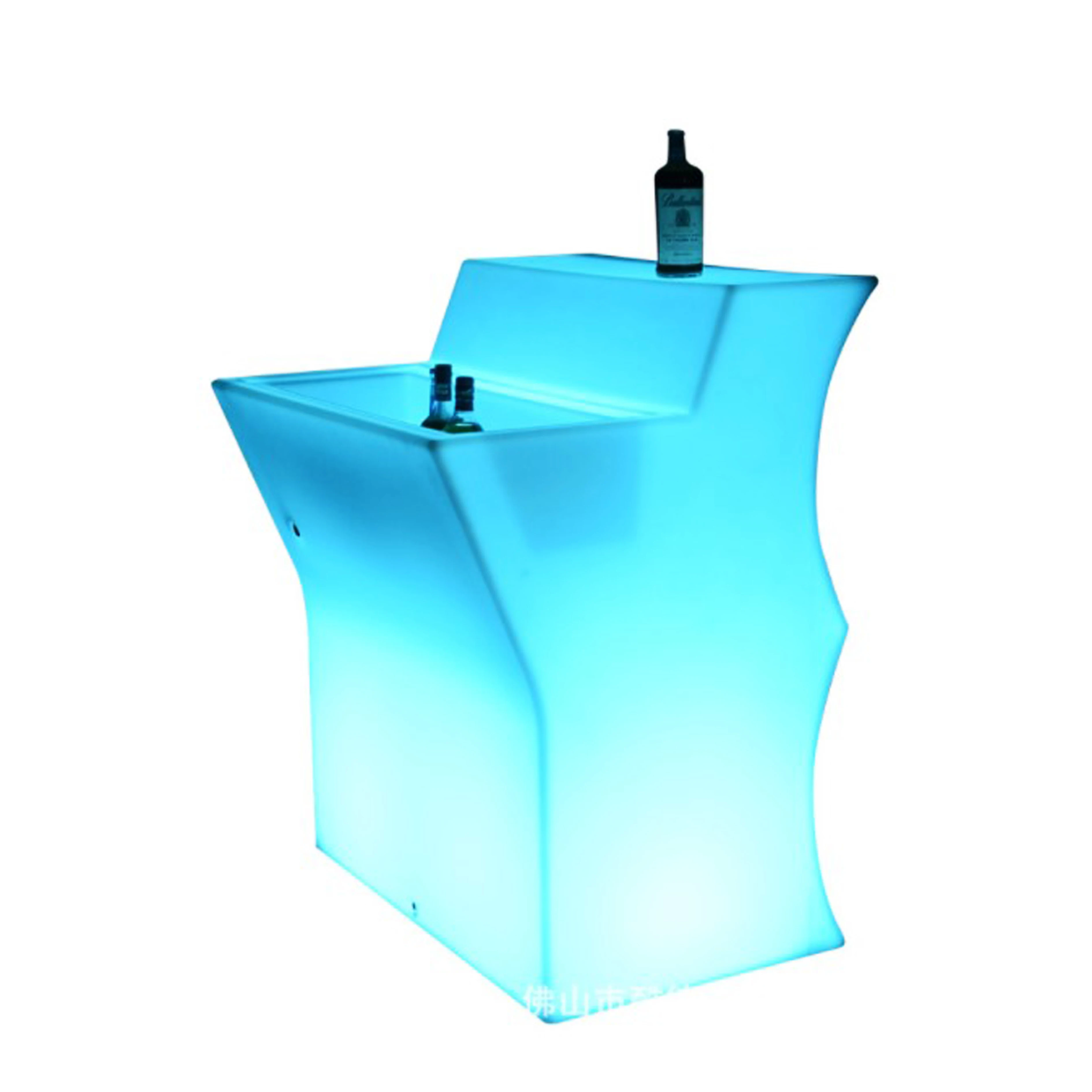 Glow Mobile  Portable Cocktail Table Bar Counter LED