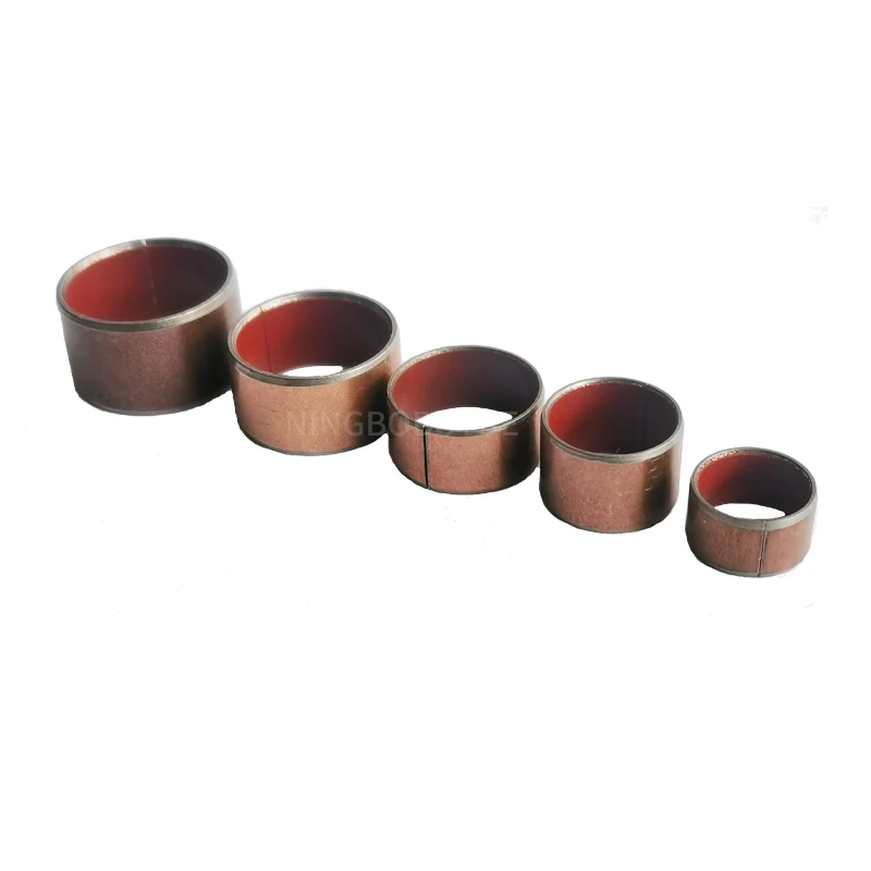 made in China Steel Bronze Bimetal sintered sliding bearin  copper plated Sleeve Split Bearing bushings