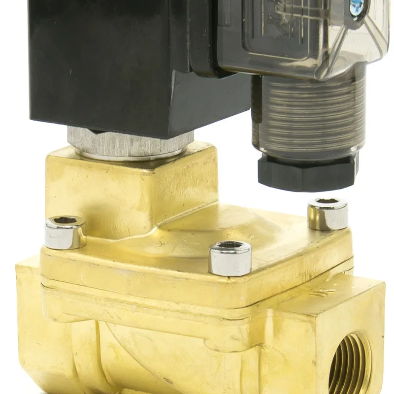 Hoyan PX-25   16bar NC 2 way Pilot Diaphragm Brass 1in Water  Air  Gas Solenoid Valve