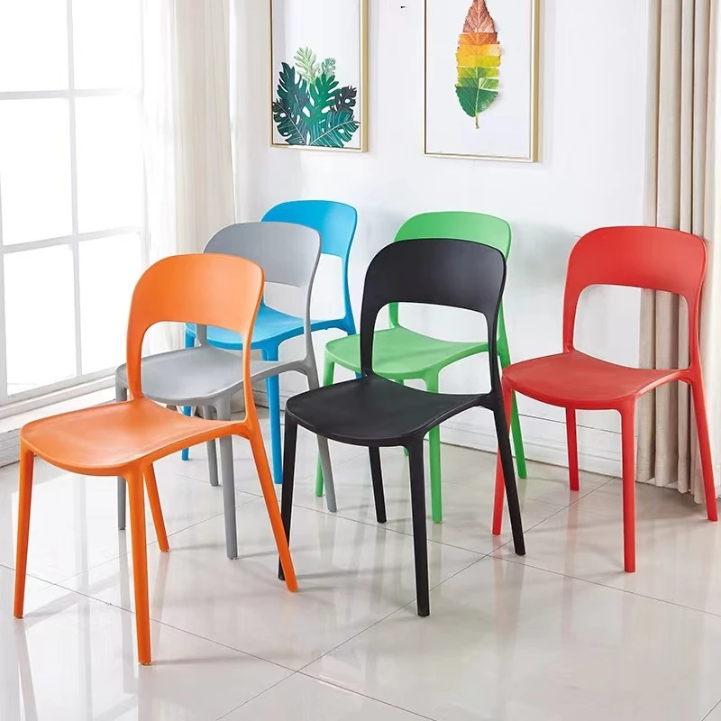 Stackable Monobloc Polypropylene Chair wholesale plastic chair modern dining chair PP silla