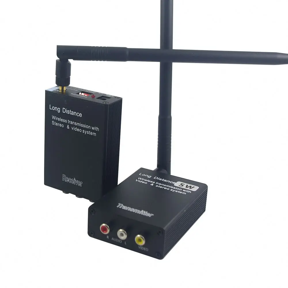 5W 3W 2,4G HZ мини большой диапазон CVBS вход беспроводной аудио и видео передатчик и приемник