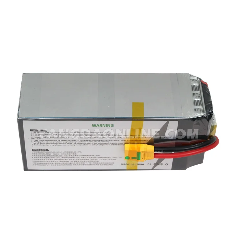 22.2V 6S 16000mAh 22000mAh 30000mAh Drone Solid State Li-ion Battery for Agricultural Surveillance VTOL
