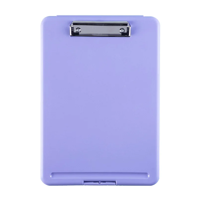 New A4 File box Folder File paper organizer multifunctional file box plastic fold up clipboard with storage office Supplies