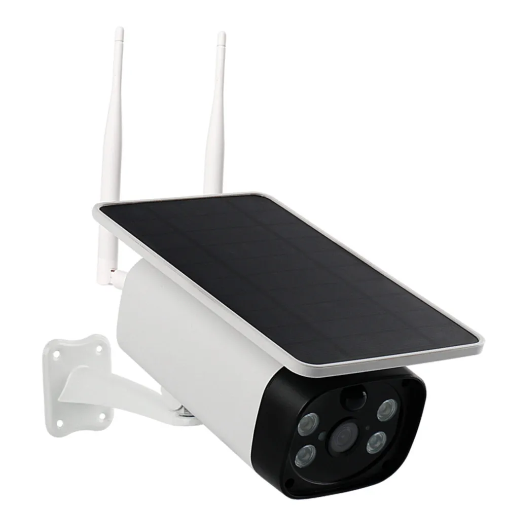 JXJ Long Range  Multi-person Viewing Quick Installation Security Cameras System Wireless Battery Solar Powered Led Camera
