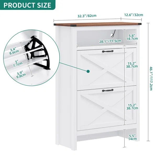 Super Thin MDF Solid Wood Shoe Cabinet Tipping Bucket Type Shoe Frame Space-Saving Porch Doorway Furniture for Home Use