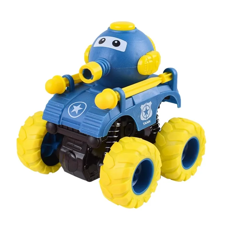 New Arrival Products of  Tank Dual Inertia Stunt off-Road Car With Plastic Press To Launch The Missile Toys For Kids