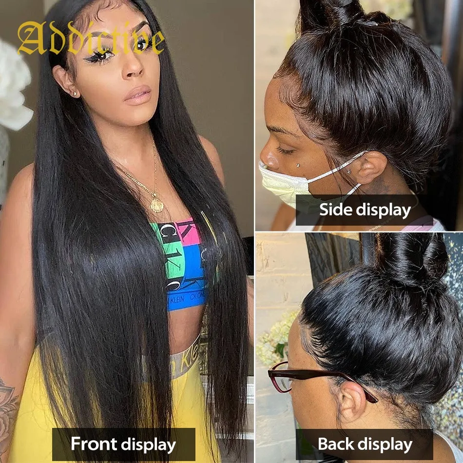 Addictive Transparent Lace Frontal Wholesale Mink Virgin Hair Front Wig