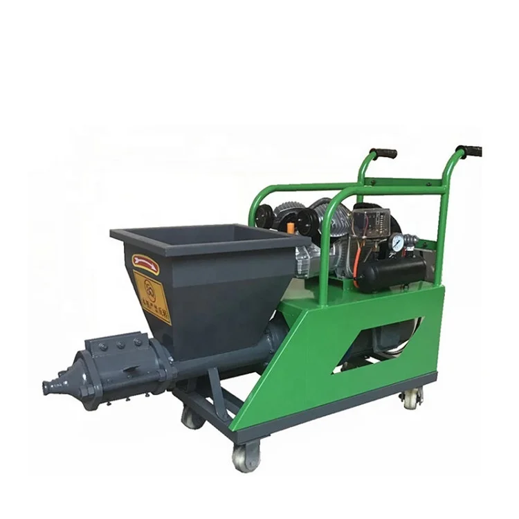High Efficiency Wall Cement Spray Plaster Machine Cement Mortar Spraying Machine
